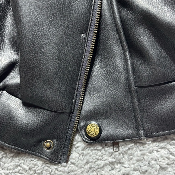 Zorro Jacket Mens 3XL Vintage USA Bomber Vegan Leather Patriotic American Pride - Picture 11 of 14